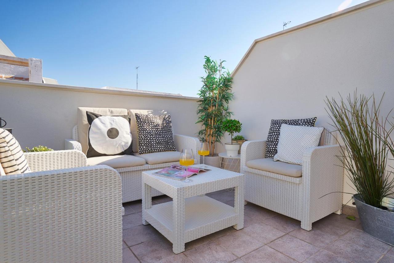 Studio Deluxe With Shared Roof Terrace Málaga Dış mekan fotoğraf