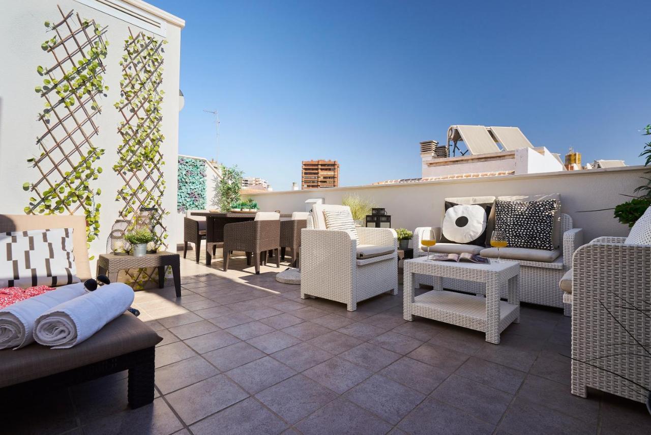 Studio Deluxe With Shared Roof Terrace Málaga Dış mekan fotoğraf
