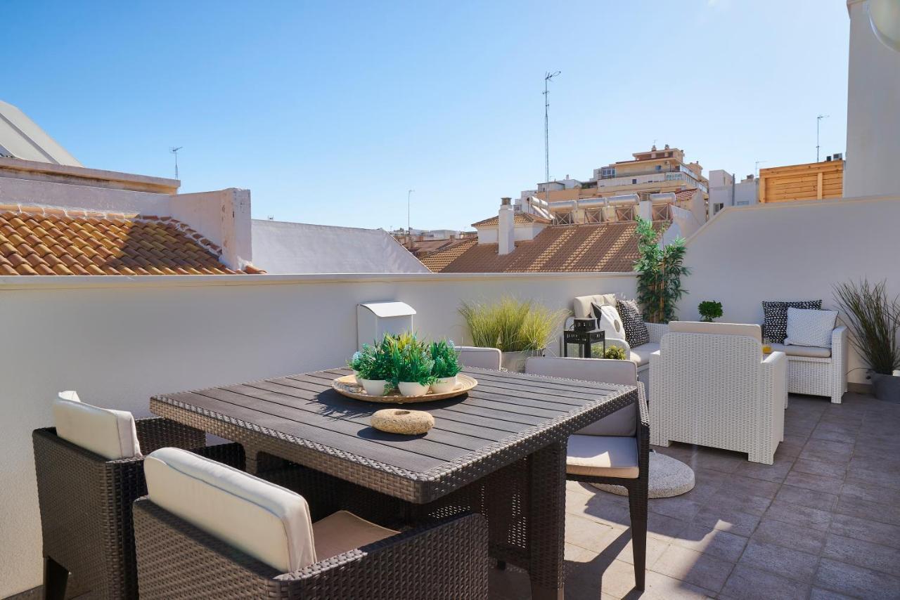 Studio Deluxe With Shared Roof Terrace Málaga Dış mekan fotoğraf